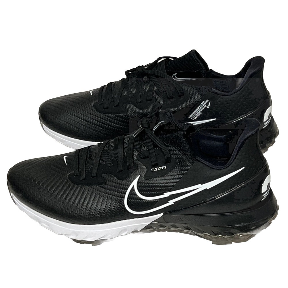 Nike Air Zoom Infinity Performance Tour Golf Shoes Flyknit Black Men Size 9.5